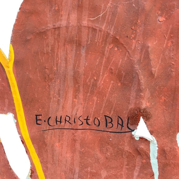 Handmade/ Hand Painted from Recycled Steel Drum Cats in Tree - Picture 6 of 10